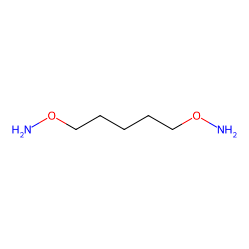 O-(5-aminooxypentyl)hydroxylamine structure