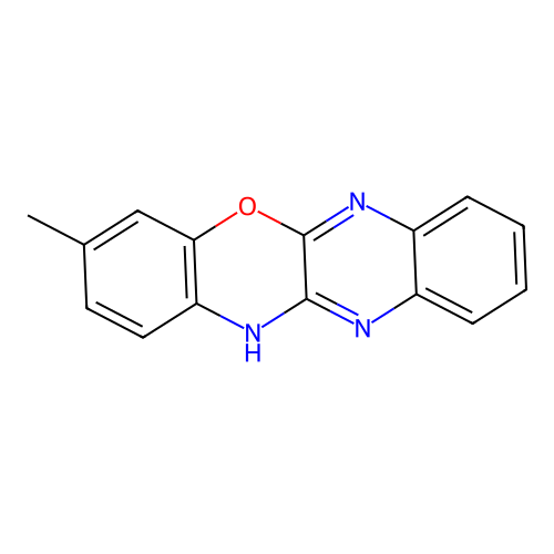 3-methyl-12H-quinoxalino[2,3-b][1,4]benzoxazine structure