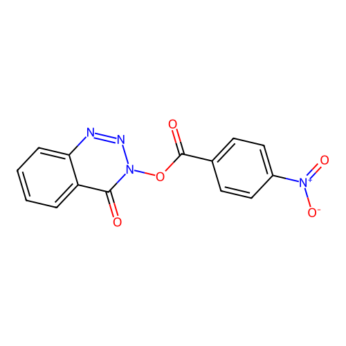 (4-Oxo-1,2,3-benzotriazin-3-yl) 4-nitrobenzoate structure