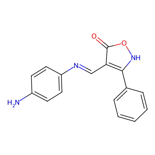 4-[(4-aminoanilino)methylene]-3-phenyl-5(4H)-isoxazolone structure