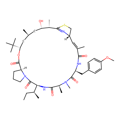 Apratoxin B structure