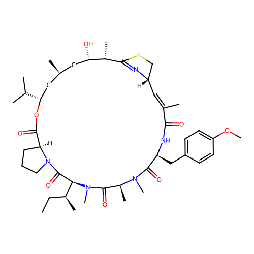 Apratoxin C structure