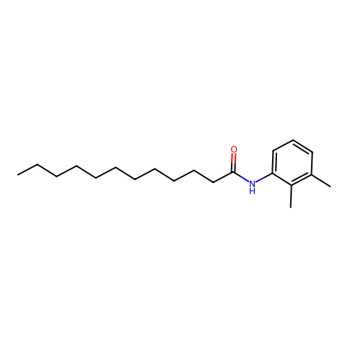 N-(2,3-dimethylphenyl)dodecanamide structure