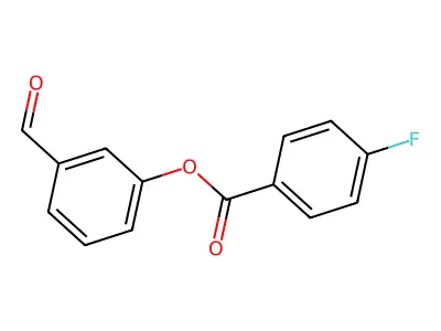 (3-Formylphenyl) 4-fluorobenzoate structure
