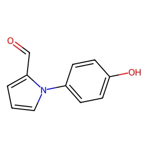 1-(4-Hydroxyphenyl)pyrrole-2-carbaldehyde structure