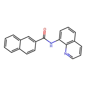N-(8-quinolinyl)-2-naphthamide structure