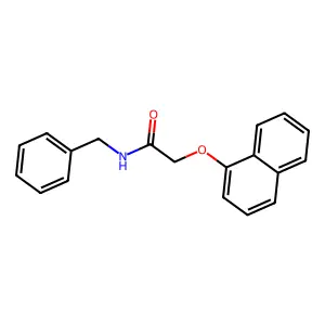 N-benzyl-2-naphthalen-1-yloxyacetamide structure