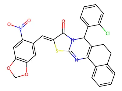 C28H18ClN3O5S structure