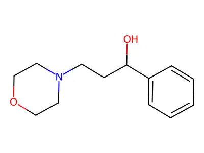 3-Morpholin-4-yl-1-phenylpropan-1-ol structure