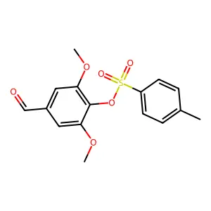 4-Formyl-2,6-dimethoxyphenyl 4-methylbenzenesulfonate structure
