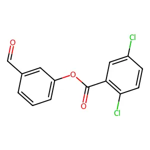 3-Formylphenyl 2,5-dichlorobenzoate structure