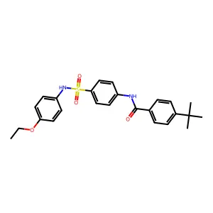 4-tert-butyl-N-[4-[(4-ethoxyphenyl)sulfamoyl]phenyl]benzamide structure