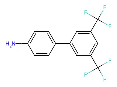 3',5'-Bis(trifluoromethyl)(1,1'-biphenyl)-4-ylamine structure