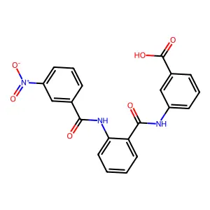 3-[[2-[(3-nitrobenzoyl)amino]benzoyl]amino]benzoic Acid structure