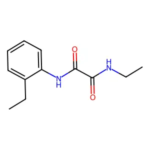 N-ethyl-N'-(2-ethylphenyl)ethanediamide structure