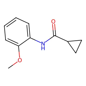 N-(2-methoxyphenyl)cyclopropanecarboxamide structure