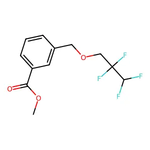 Methyl 3-((2,2,3,3-tetrafluoropropoxy)methyl)benzoate structure