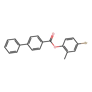 4-Bromo-2-methylphenyl [1,1'-biphenyl]-4-carboxylate structure