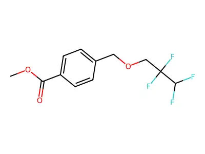 Methyl 4-[(2,2,3,3-tetrafluoropropoxy)methyl]benzoate structure