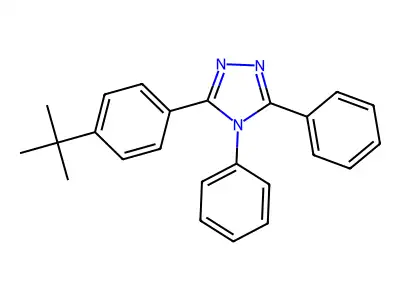3-(4-(tert-Butyl)phenyl)-4,5-diphenyl-4H-1,2,4-triazole structure