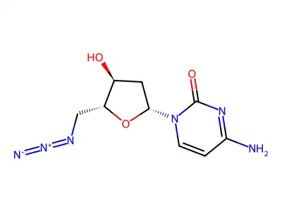5'-Azido-2',5'-dideoxycytidine structure
