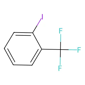 Benzene, 1-iodo-2-(trifluoromethyl)- structure