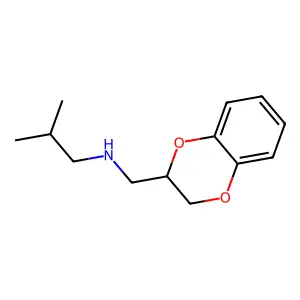 N-异丁基-1,4-苯并二噁烷-2-甲胺 structure
