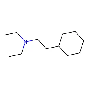N,N-Diethylcyclohexaneethanamine structure