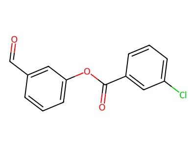 3-Formylphenyl 3-chlorobenzoate structure