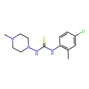 1-(4-Chloro-2-methylphenyl)-3-(4-methylpiperazin-1-yl)thiourea structure