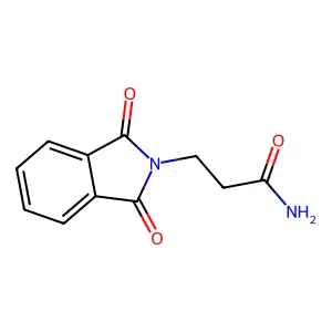 3-(1,3-Dioxoisoindol-2-yl)propanamide structure