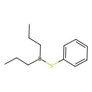 Borinic acid, dipropylthio-, phenyl ester structure