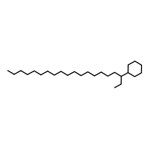 Eicosane, 3-cyclohexyl- structure