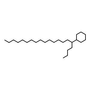 Eicosane, 5-cyclohexyl- structure