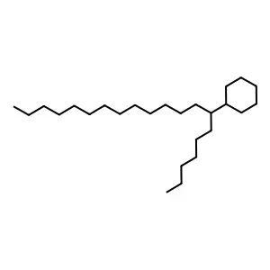 7-Cyclohexyleicosane structure