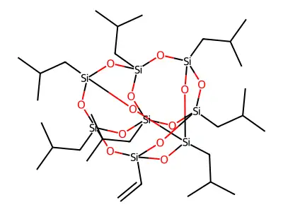 PSS-Vinyl-Heptaisobutyl substituted structure