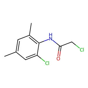 2-chloro-N-(2-chloro-4,6-dimethylphenyl)acetamide structure