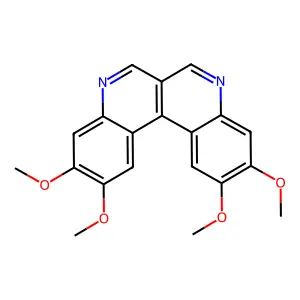 Dibenzo(c,f)(2,7)naphthyridine, 2,3,10,11-tetramethoxy- structure