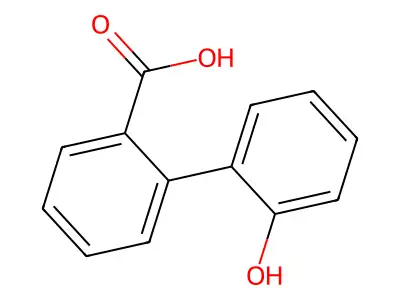 2'-Hydroxy-2-biphenylcarboxylic acid structure