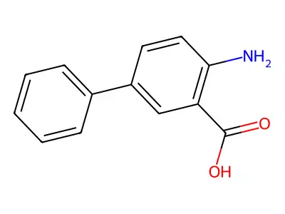 4'-Aminobiphenyl-3-carboxylic acid structure