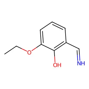 2-Ethoxy-6-iminomethyl-phenol structure