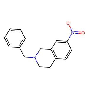 2-Benzyl-7-nitro-1,2,3,4-tetrahydroisoquinoline structure