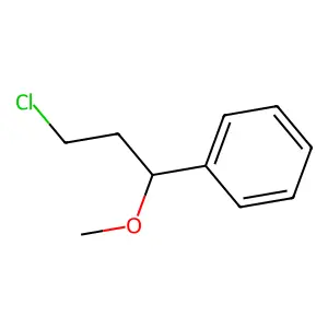 (3-Chloro-1-methoxypropyl)benzene structure