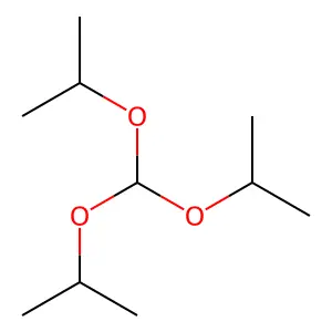 Propane, 2,2',2''-[methylidynetris(oxy)]tris- structure