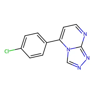 5-(4-Chlorophenyl)[1,2,4]triazolo[4,3-a]pyrimidine structure