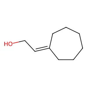 2-Cycloheptylideneethanol structure