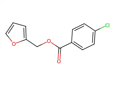 Furan-2-ylmethyl 4-chlorobenzoate structure