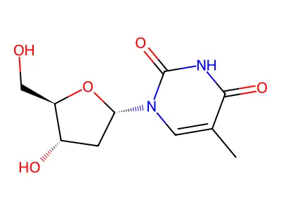 L-Thymidine structure