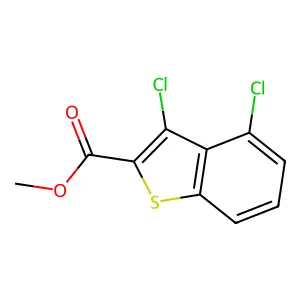 Methyl 3,4-dichloro-1-benzothiophene-2-carboxylate structure
