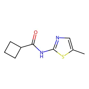 N-(5-甲基噻唑-2-基)环丁烷甲酰胺 structure
